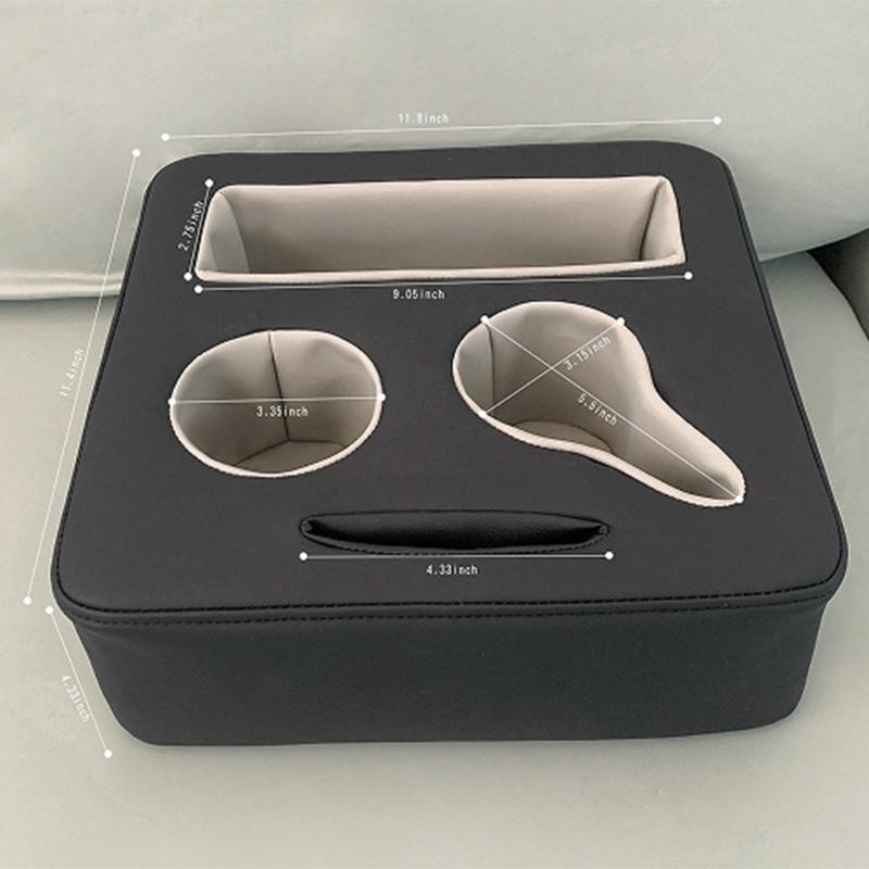 Car Cup Holder Couch Tray Bedroom Tray Auto Backseat Storage Organizer Backseat Organzier for Car Sofa Bed