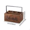 Countertop Holder for Kitchen Utensils with Compartments Forks And Spoons