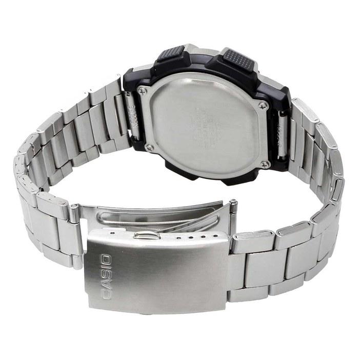 Casio Dünya Saati Dijital Erkek Kol Saati AE-1000WD-1AV (Gümüş Metal Kayış)