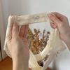 Transparent Floral Lace Panties Bow Women's Underpants Fashion Rhinestone Mesh Briefs  Girls