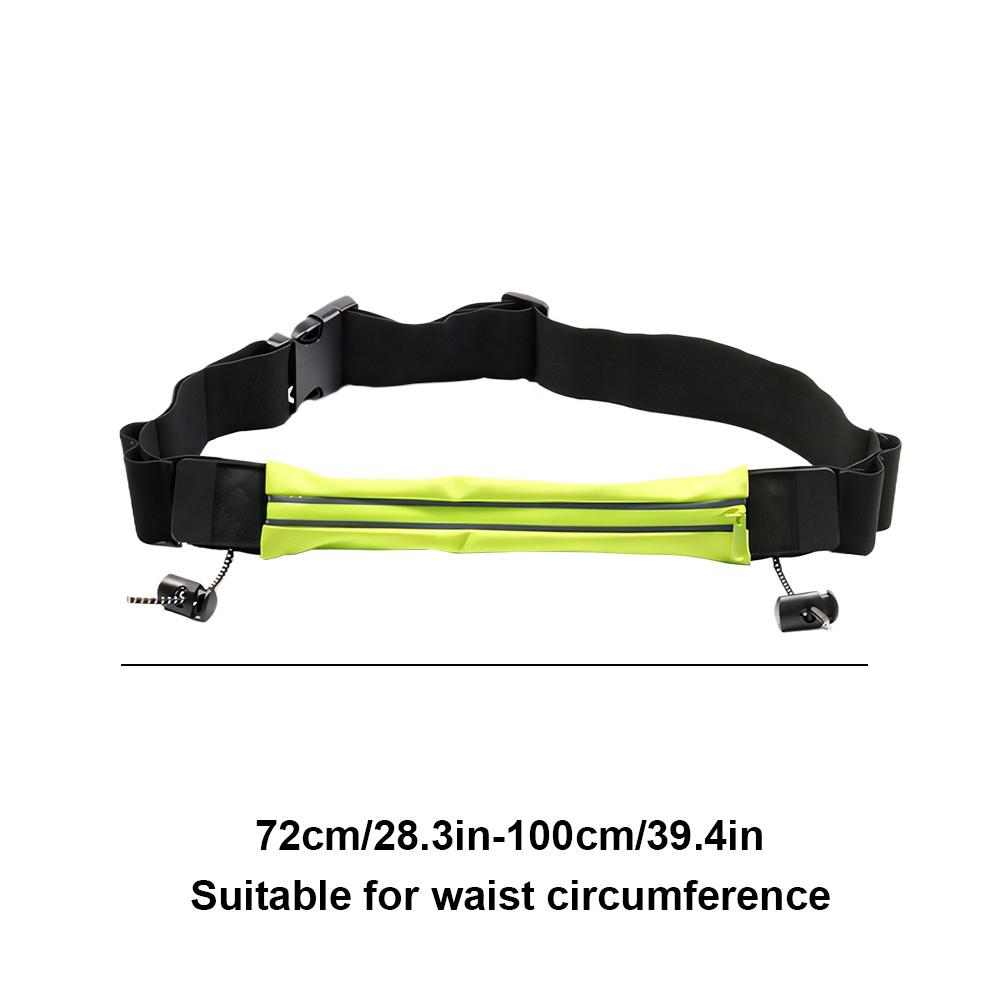 Marathon Trailrunning Hüfttasche für Telefon Wasserflasche Sport Bauchtasche Fitness Doppel-Taschen Laufgürtel Hüfttasche