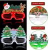 Unisex Unique New Year Christmas Party Glowing Eyeglasses for Adult Teens