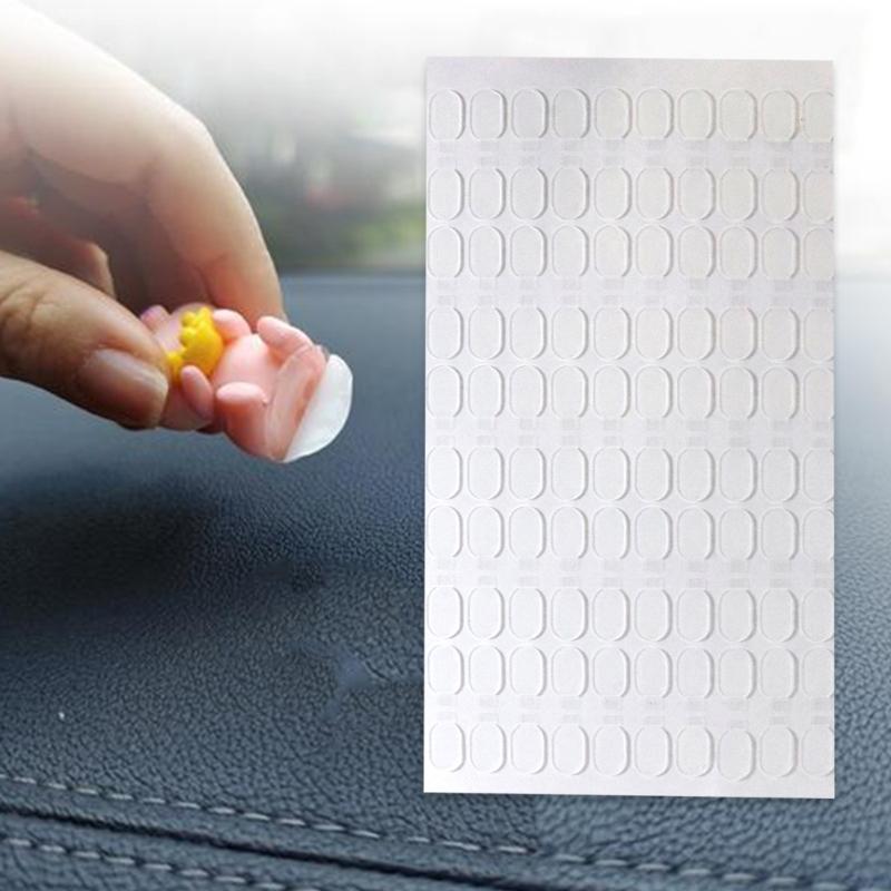 100Pcs Double Side Adhesive Tape Stickers Poster Tacky Putty Clear Adhesive Stick Dots Small Stickers Clear Sticky Putty