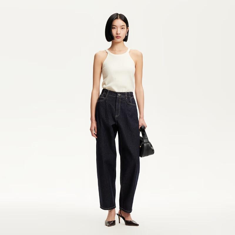 VEROMODA High-Waist Pleated Balloon Jeans