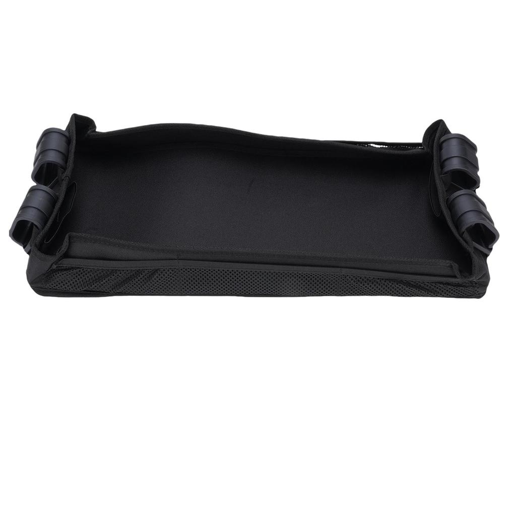 Baby Stroller Tray with Cup Holder Oxford Cloth Toddler Stroller Travel Basket for Dining Toys Snacks Storage
