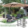 Adjustable Patio Umbrella Holder Anti-rust Deck Umbrella Mount Multipurpose Umbrella Stands  Chair