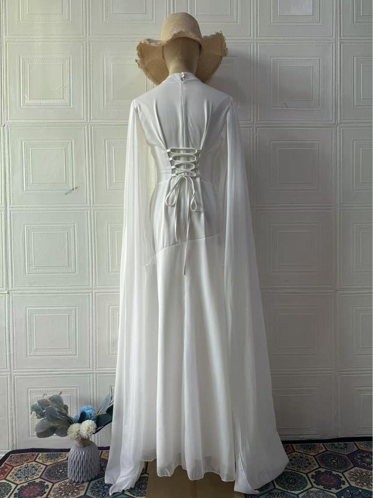 Elegant Autumn Fashion Dress 2025: Long Sleeve, European & American Style for Women
