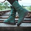 Luxury Men's Shoes 2026 Autumn High Top Canvas Boots Fashion Anti Slipwork Shoes for Men Outdoor Hiking Boots Zapatos De Hombre