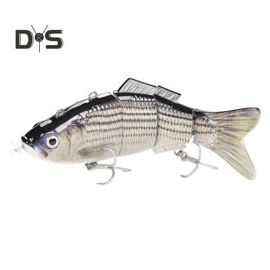 

13,5 см/39,3 г/54 г электрическая многосочлененная рыболовная приманка с поплавком, перезаряжаемая через USB, светодиодная светящаяся приманка, роботизированная искусственная приманка, рыболовные принадлежности B