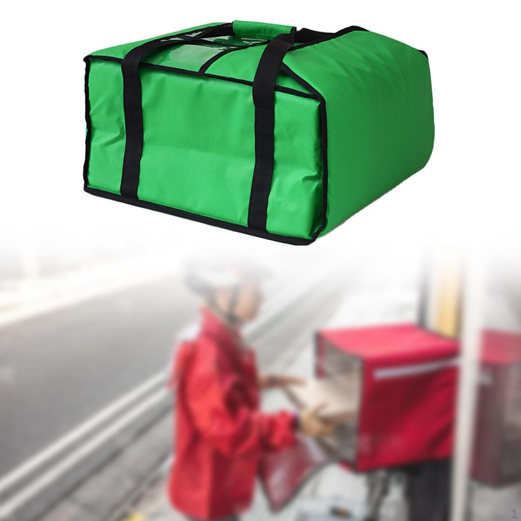 Foldable Insulated Bag for Pizza Transport and Food Service