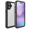 IP68 Waterproof Case for iPhone 17, Redpepper, Black