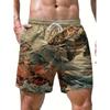 3D Digitally Printed Teen Men's Shorts, Multifunctional and Breathable