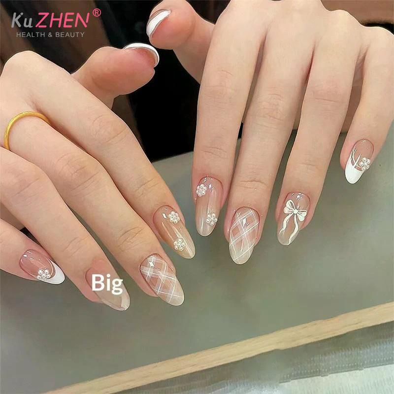 French Stripe Rhombus Hollow Out Nail Art Stickers Template Stamp Manicure Decals Nail Charm Decoration DIY