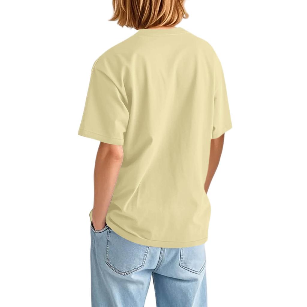 Women Fashionable Short Sleeve Soild Casual Basic  Pullover T-shirt Top