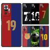 Handyhülle für Xiaomi Redmi Note 14 13 12 Pro Plus 5G 9S 9 10 11 4G 14C 13C 12C 10C 9C 9A Weiche Hülle Fußballnummer
