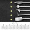 5 Pcs Wood Carving Engraving Drill Bit Set HSS Engraving Drill Bits DIY Wood Carving Tools