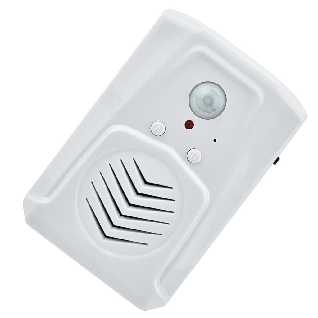 USB Battery Powered Motion Sensor Alarm MP3 Audio Player Infrared Induction Doorbell