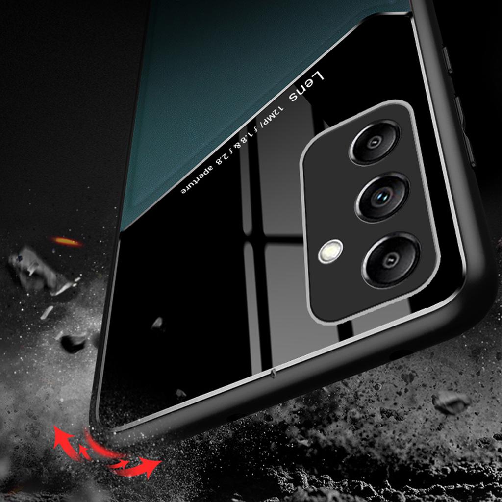 For Samsung Galaxy S24 Scratch Resistant Case Magnetic Car Mount PU+TPU+PC Cover