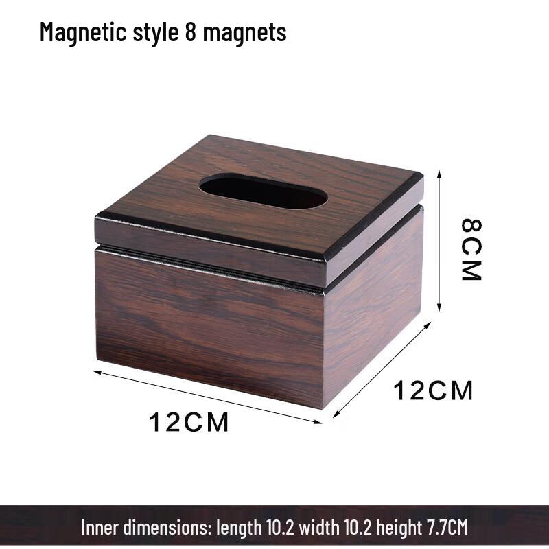 Walnut Wood Magnetic Tissue Box