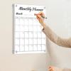 Acrylic Dry Erase Calendar Board To Do List Whiteboard for Wall Decorative