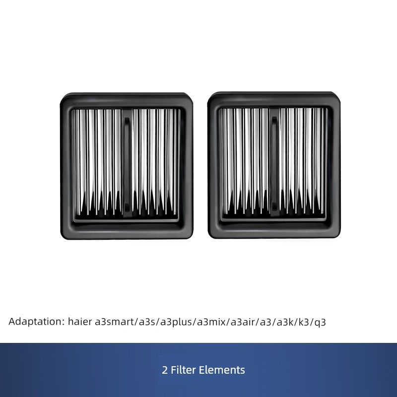 

Suitable for Haier Floor Washing Machine Accessories A3 Air/Smart/S/K/Mix Roller Brush Filter Element Consumables Cleaning Fluid 2 Filters [A3 Series]