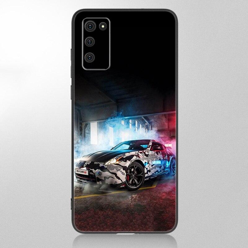 Cool Sports Car Phone Case For Samsung Galaxy A12 A02S A22 A32 A52 A72 A71 A51 A41 A31 A21 A11 A50 A70 A10S A20S Black Cover