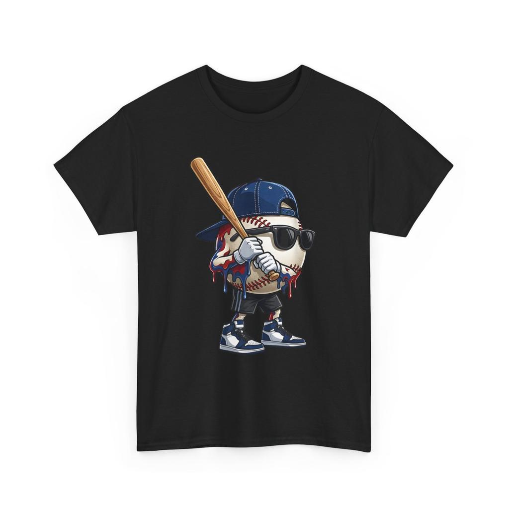 Baseball Drip Ice Cream Shirt, Baseball Sports Lovers Men T-Shirt