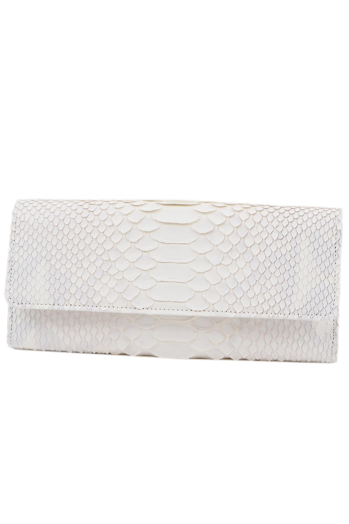 

VIA DOAN Women s Genuine Leather Long Wallet, Ivory, VIA-457-21