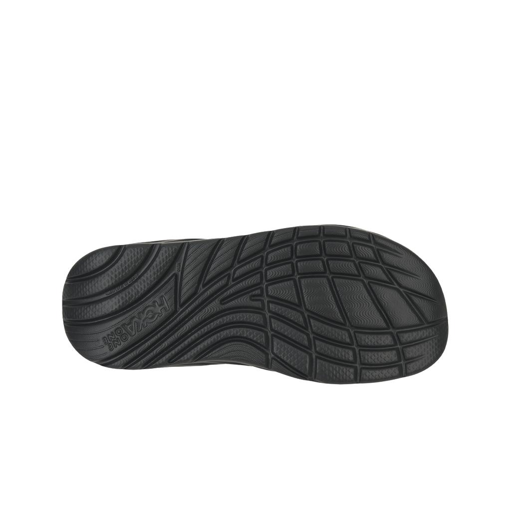 HOKA Ora Recovery Flip Slide Black Men Sneakers Dark-Gull-Grey 1099675-BDGGR