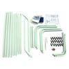 Football goal measuring 243.84cm x 152.4cm x 91.44cm, easy to assemble, complete with net and carry bag, suitable for youth/ adults/ athletes (Blue)