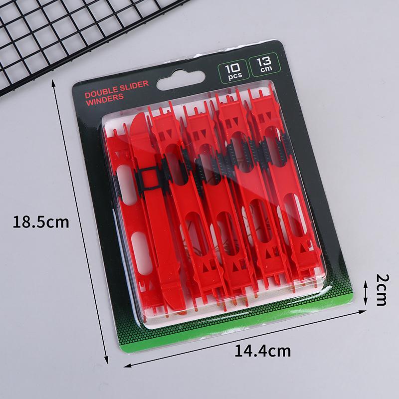 10 штук Пластиковая плата для намотки лески, Держатель для лески, Доступна в двух цветах, Рыболовные аксессуары, Намотчик лески, Рыб A1