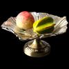 Flavinmci European Style Crystal Glass Double-Layer Fruit Bowl