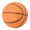 Basketball Toy Stress Relief High Elasticity Portable Rubber Play Ball for Pet Interaction Desktop Ornament Brown