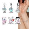 New 925 Silver Animal Bead Bear Original Charm Firefly Pendant Fit Bracelet Diy For Women Jewelry Love Gifts