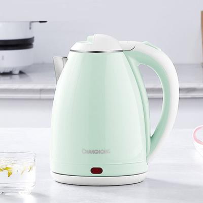 Chaleira elétrica doméstica, comestível, aço inoxidável, desligamento automático, água fervente, isolamento térmico