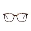 Glasses B310 Square Large Frame Rivets Retro Trend Matching Flat Glasses