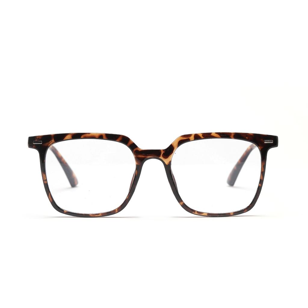 Glasses B310 Square Large Frame Rivets Retro Trend Matching Flat Glasses