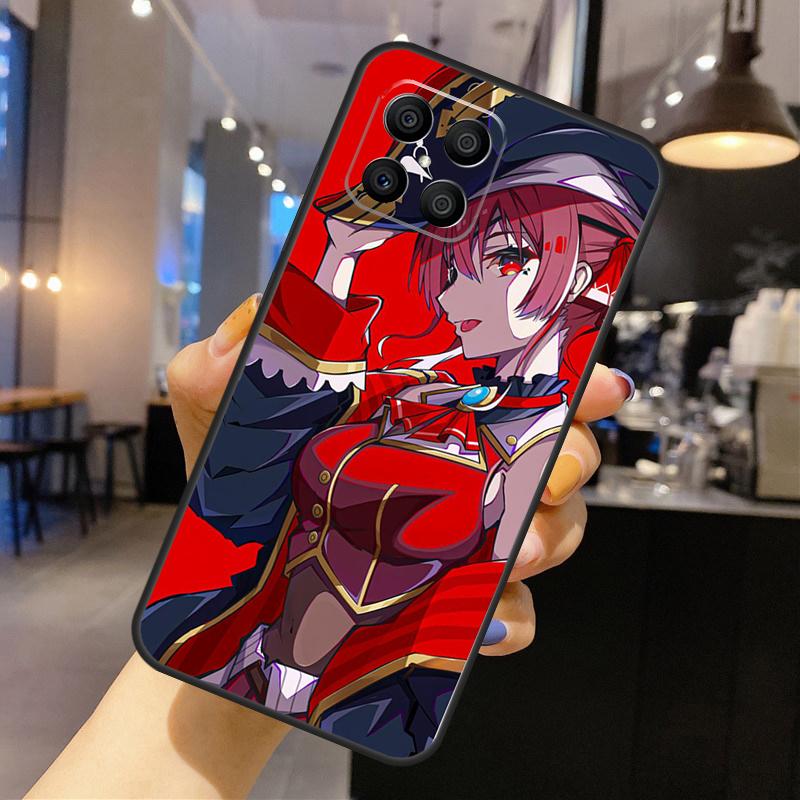 Houshou Marine Hololive For Honor Magic 8 7 6 Lite Case For Honor 200 400 Pro 50 70 90 X8c X8b X9a X9b X9c X9d Win RT