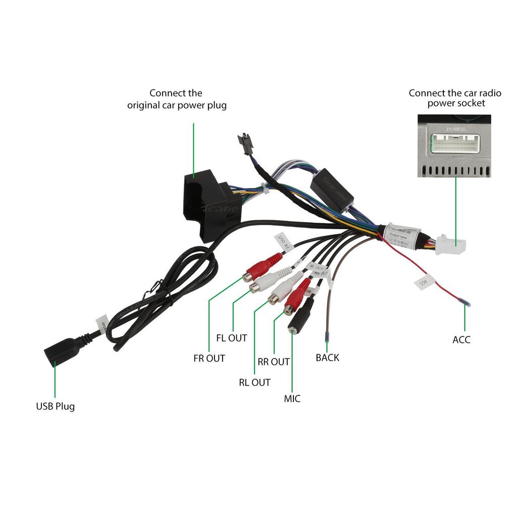 Compatible with 2014-2019 BMW MINI Cooper F54, F55, F56, F60 Featuring Ambient Lighting and Navigation.