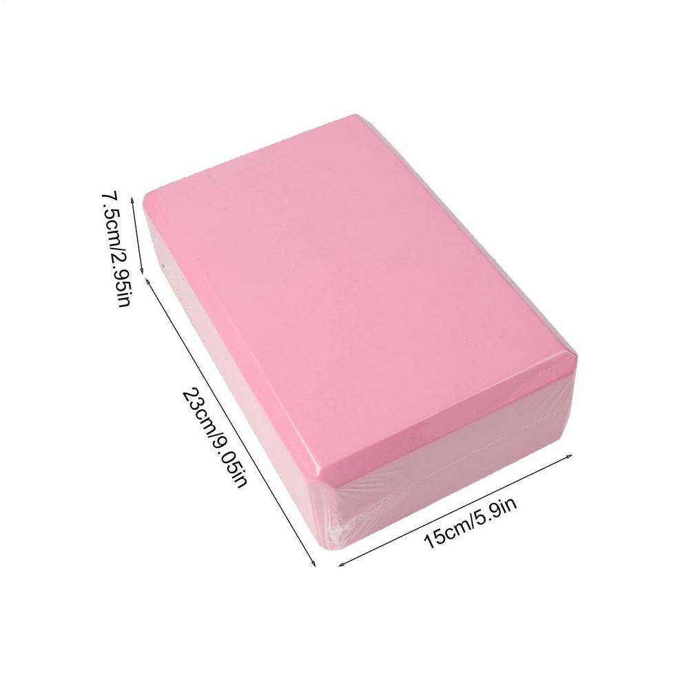 1pcs Yoga Blocks Non-Slip EVA Foam Yoga Block For Exercise Pilates Workout Stretching Meditation High-Density Brick 23X15X7.5cm