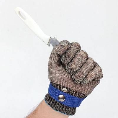 Stainless Steel Wire Gloves Anti-cut Cut-resistant Woven Safety Working Gloves Cutting Fish-killing Metal Iron Kitchen Gloves