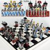 Classic Chess Building Blocks Set With Plastic For Kids And Adults