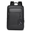 New Men's Business Backpack Large Capacity Shoulder Cover Layered Leather Computer Backpack