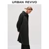 UR Women's Winter Elegant Wool Blend Oversized Long Coat
