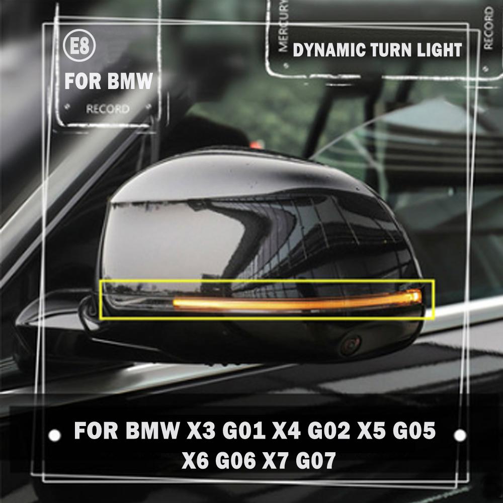 Dynamic Blinker Turn Signal LED Flowing Water Blinker For 2018-2020 BMW X3 X4 X5 X6 X7 G01 G02 G05 G06 G07 Side Mirror Light
