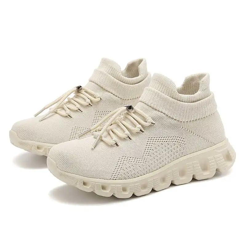 Fashion Hi Tops Mocasin Spring Boots Large Size Tennis Transparent Sneakers Sports Shoes For Women Brand Imported Tenismasculine