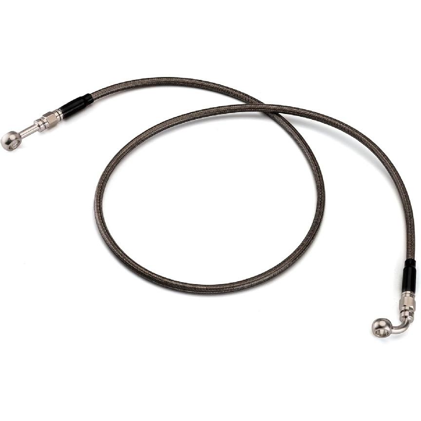 Mofun Extended Length Stainless Steel Hydraulic Front Brake Line Kit Non-ABS For 12"-14" Handlebar Compatible With Harley Sportster XL 883 1200