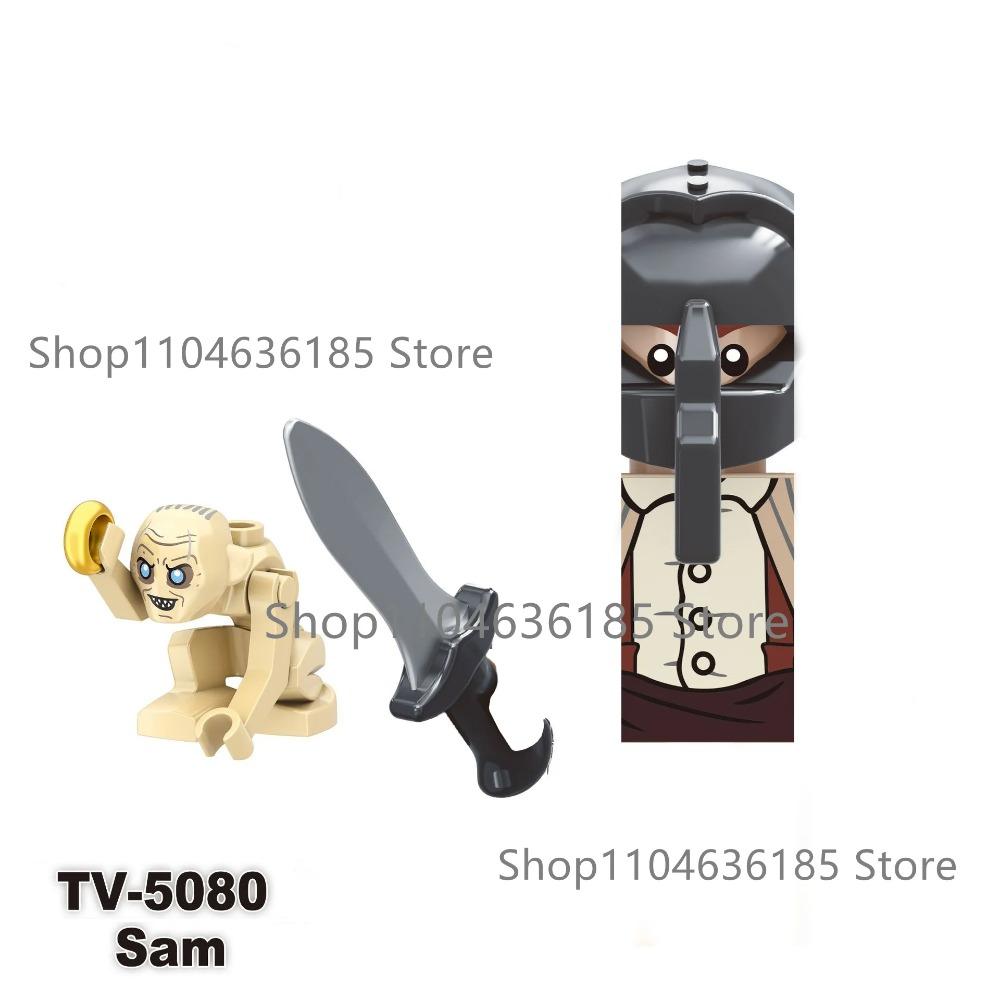 New Lord Rings Mini Figure Model Elves Orcs Army Gandalf Saruman Game Thrones Action Figure Building Blocks Kids Toys Gifts