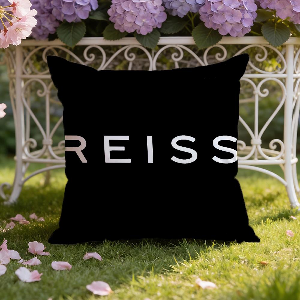 British Brand R-Reiss Cushion Cover Home & Car Dual-Scene Pillow Cover: Reversible for Premium Comfort