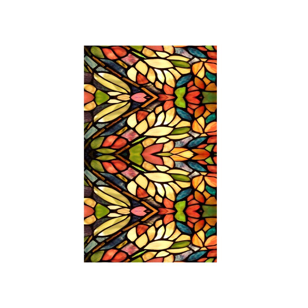 Selbstklebender Blumen Vogel Fensterglasaufkleber DIY Fenster Sichtschutzfolie Aufkleber Fenster